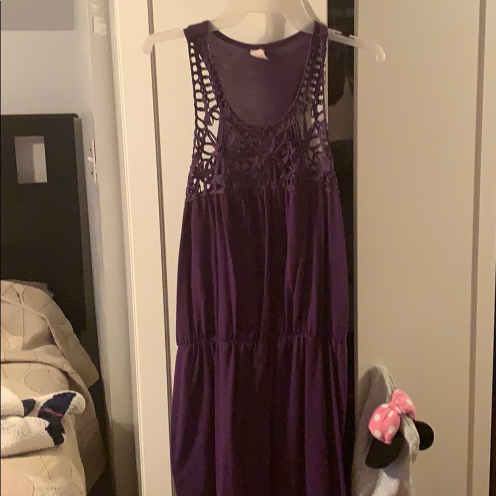 Purple dress